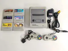 スーパーファミコン本体　ソフト6本セット