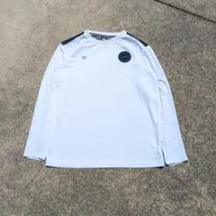 アンブロ スポーツミックス 長袖シャツ XL ホワイト