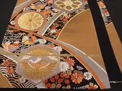 五番 美品 六通 袋帯 正絹 振袖用 礼装用 訪問着 色無地 色留袖