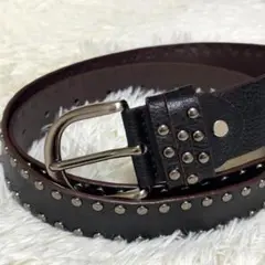 新品 ブラック スタッズ ベルト y2k sk8 グランジ bigboy