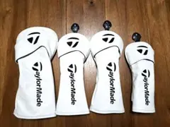 TaylorMade ヘッドカバー 4個セット ホワイト