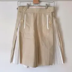値下げ!sacai サイドプリーツキュロットパンツ