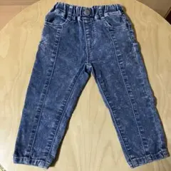 デニム調ボトムス ウエストゴム付き 90cm