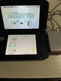 ニンテンドー3DS LLブラック Mii広場機能搭載 ジャンク品