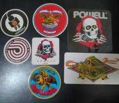 Powell Peralta ステッカー 7枚ビンテージパウエルキャバレロ