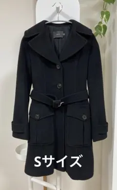【美品】kalson コート ブラック theory セオリー オープンカラー