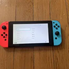 Nintendo Switch 赤/青　本体完動品ジャンク扱い