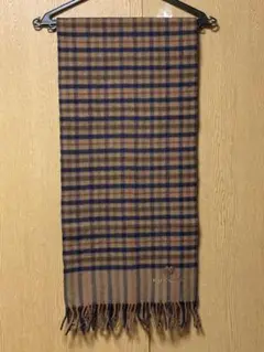 mira schon ウール(カシミヤ)マフラー ブラウンチェック