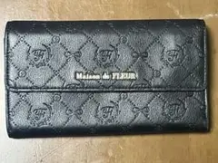 Maison de FLEUR 長財布 ブラック