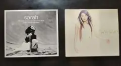 浜本咲良 sarah 「真昼の夢 夜の庭」/「優しい日々」CD[廃盤]2枚セット