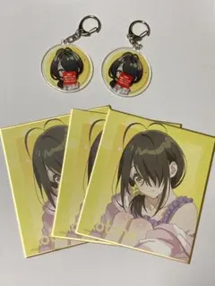 DMMくじ 紫雲寺家の子供たち　ことの　キーホルダー&色紙