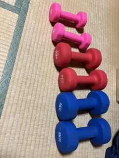 ダンベルセット ダンベル　5kg×2 4kg×2 2kg×2