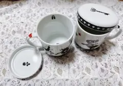 アリス フタ付きマグカップ 2客セット