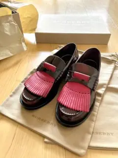 BURBERRY BU1389　モカシンシューズ 26.0 BURBERRY BU1389モカシンシューズ 26.0