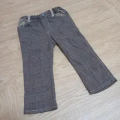 【美品】ラキエーベ　キムラタン　チェックパンツ　90センチ