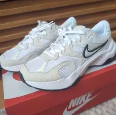 Nike AL8 スニーカー 23.5cm ホワイト ベージュ