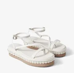 ほぼ新品♡ジミーチュウ♡パールつきサンダル♡Pine Flat