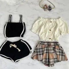 90 95 サイズ　セットアップ　SHEIN 韓国子供服　ちびギャル☆まとめ☆③