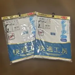 GUNZE 全開シャツ Mサイズ 2パック