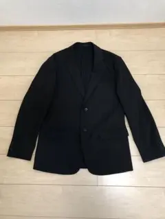 ユニクロ　感動ジャケット ウールライク　黒色Mサイズ