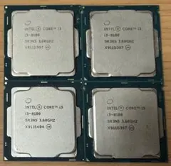 Intel Core i3-8100 CPU 4個セット