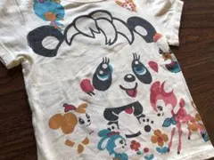 美品　グラグラ　クリーム色の半袖Tシャツ　120〜125cm