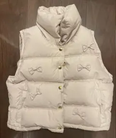 モンテオベスト　ベスト　水鳥羽毛100%ダウン