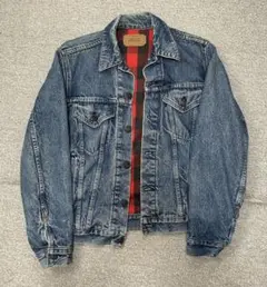80s USA製リーバイスデニムジャケット　裏地フランネル
