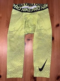 【美品】NIKE ナイキ　スパッツ　７分丈　イエロー　Mサイズ