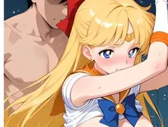 A4ポスター セーラーヴィーナス　愛野美奈子　ファンアート　美少女　美女