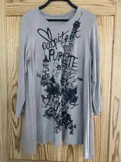トピーズ　TOPYS グラフィック 長袖チュニック