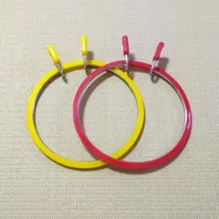 バネ刺繍枠　２個セット