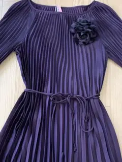 〘 美品〙ANAYI アナイ プリーツドレス ワンピース