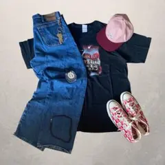 c-boy style(No.136)アメカジコーデ women fly L
