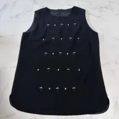 FIGARO Paris ビジューノースリーブトップス 日本製 フレームワークス
