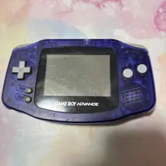 ゲームボーイアドバンス クリアパープル 本体