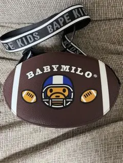 （美品）bape ショルダーバッグ　アメフト　babymilo