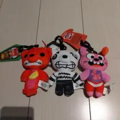 ☆ BAD RABBITZ & DeddyBears クリップオンプラッシュ3個
