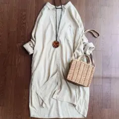 美品✨バンヤードストーム BARNYARDSTORM リネンシャツワンピース
