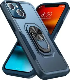 iPhone 13 Pro 用 ケース スマホリング付き ハードカバー 耐衝撃