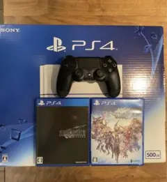 PS4 500GB CUH-1200A B02 ホワイト+ソフト2本