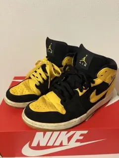 Nike Air Jordan 1 ブラック/イエロー