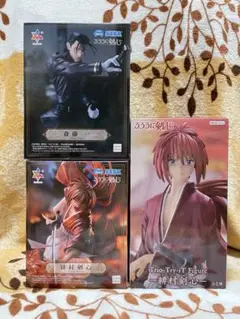 新品・未開封　るろうに剣心　フィギュア　3体　セット