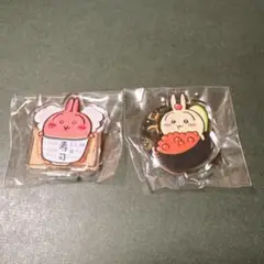 【匿名配送】ちいかわ寿司　アクリルスタンド　うさぎ　いくら　茶