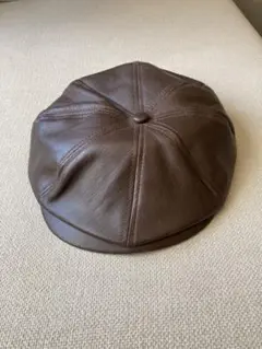 アットラスト レザーキャスケット ブラウン