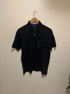 【即日発送】新品Tommy Hilfiger ブラック　ポロシャツ M相当サイズ