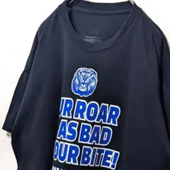 グレイスモントライオンズアスレチックス ロゴ Tシャツ ブラック 黒 古着