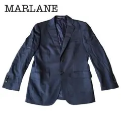MARLANE ビジネススーツ ジャケット ネイビー ストライプ