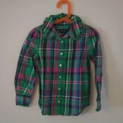 ほぼ未使用★Ralph Lauren チェックシャツ 115/60