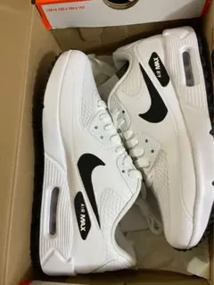 新品未使用 NIKEゴルフ エアマックス90 ホワイト×ブラック 23.0cm